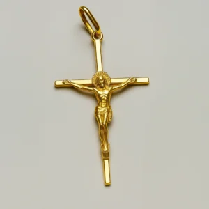 Pingente Crucifixo em ouro 18K