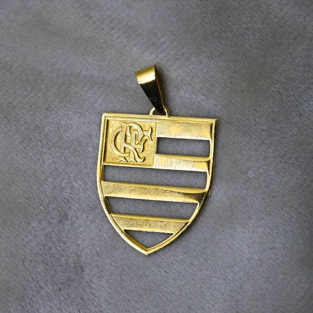 Pingente Rubro Negro em ouro 18K - Imagem 3 Pingente Rubro Negro em ouro 18K - Imagem 3