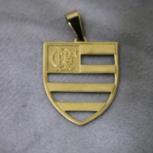 Pingente Rubro Negro em ouro 18K